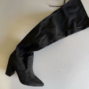 NEW over the knee heeled boot.